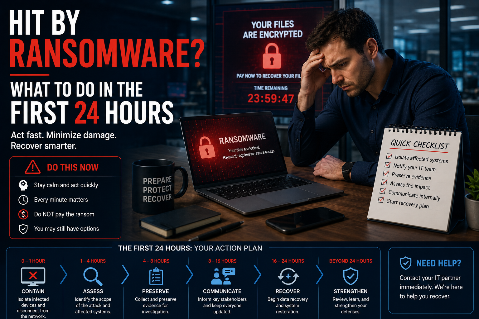 Hit by Ransomware What To Do in the First 24 Hours