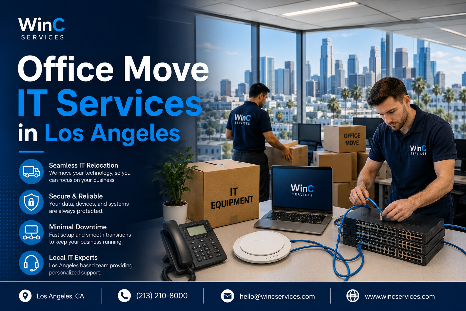 Office Move IT Services in Los Angeles