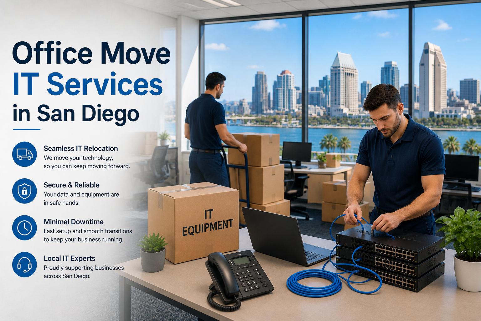 Office Move IT Services in San Diego