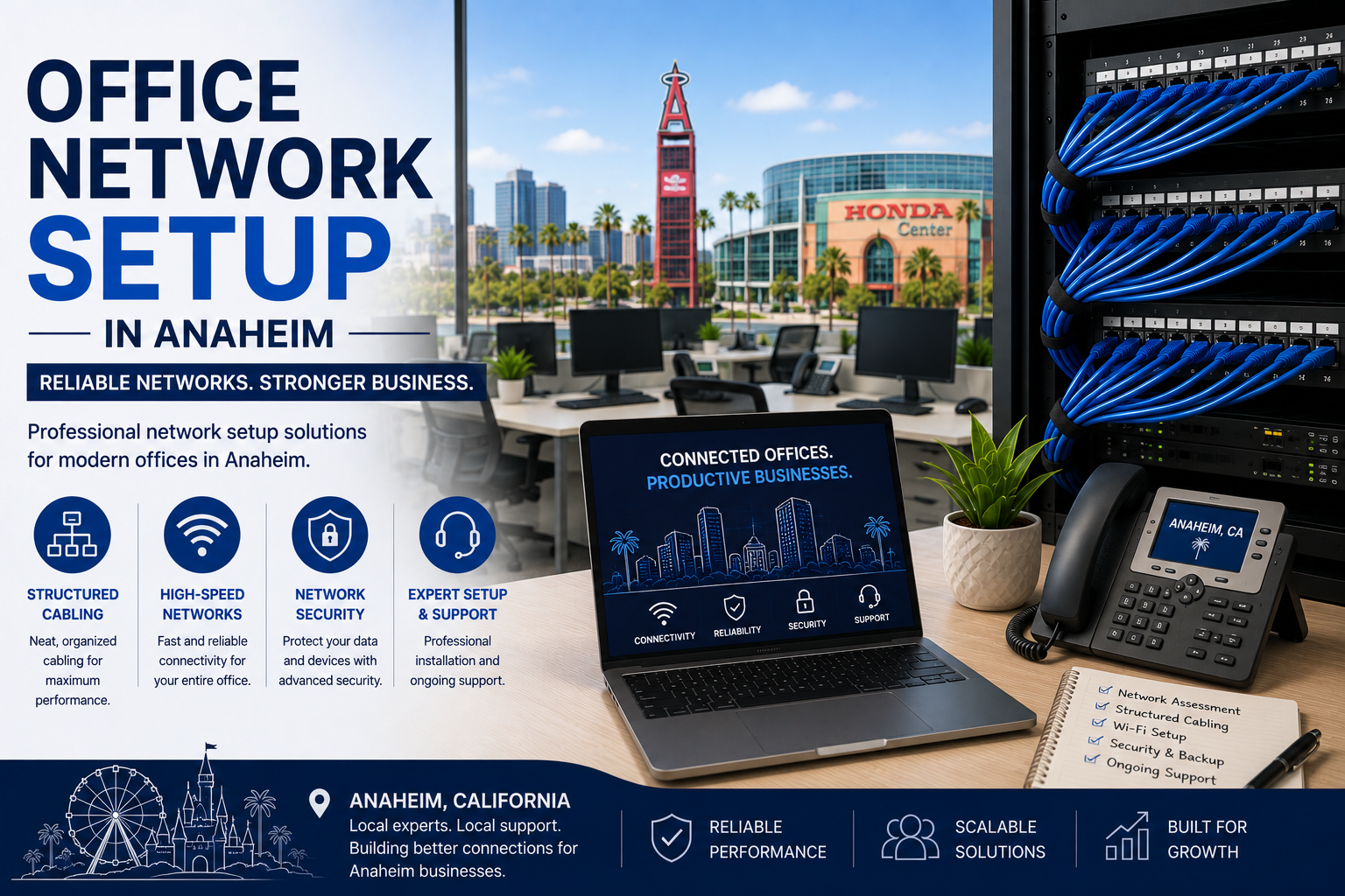 Office Network Setup in Anaheim
