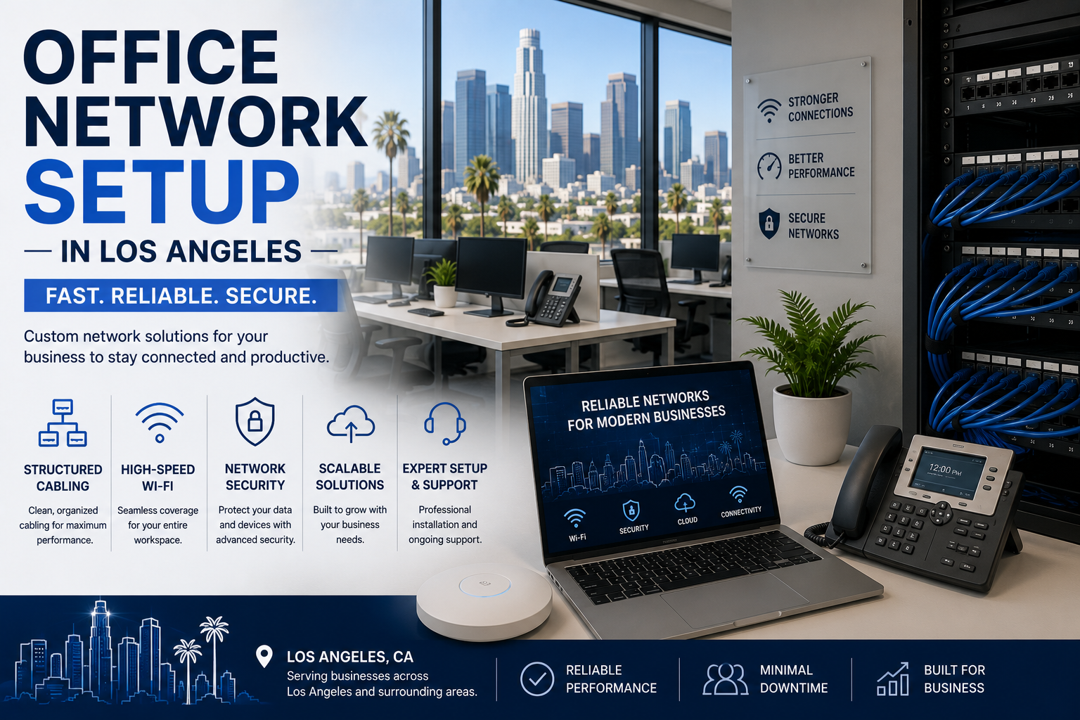 Office Network Setup in Los Angeles